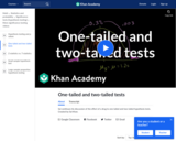 One-Tailed and Two-Tailed Tests