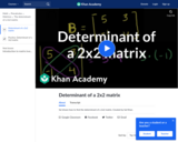 Finding the Determinant of a 2x2 matrix