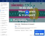 In Da Club - Membranes & Transport