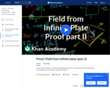 Proof: Field from infinite plate (part 2)