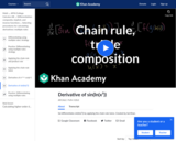 Chain rule with triple composition