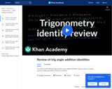 Trigonometry Identity Review/Fun