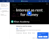 Interest as Rent for Money