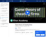 Game Theory of Cheating Firms