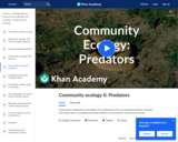 Community Ecology II: Predators