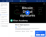Bitcoin: Digital signatures