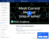 Mesh current method (step 4)