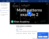 Math patterns example 2