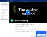 Generalizing the washer method