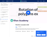 Rotation of polygons example