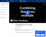 Combining Like Terms 2