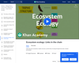 Ecosystem Ecology: Links in the Chain