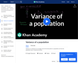 Variance of a population