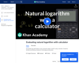 Natural Logarithm with a Calculator