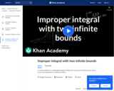 Improper integral with two infinite bounds