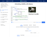 Animating visibility with jQuery