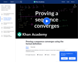 Proving a sequence converges