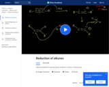 reduction of alkynes