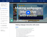 Making webpages interactive with events