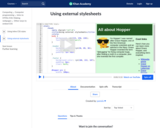 Using external stylesheets