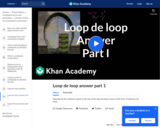 Loop De Loop Answer part 1