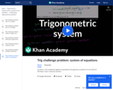 Trigonometric System Example