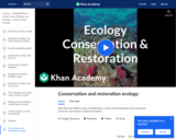 Conservation and Restoration Ecology