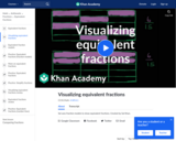 Visualizing equivalent fractions