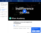 Indifference Curves and Marginal Rate of Substitution