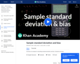 Sample standard deviation and bias