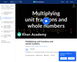 Multiplying fractions and whole numbers