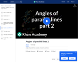 Angles of parallel lines 2
