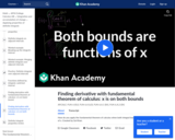 Both bounds being a function of x