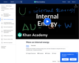 More on Internal Energy