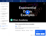 More Exponential Decay Examples