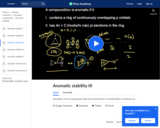 aromatic stability III