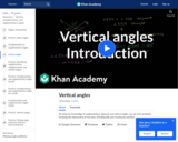 Introduction to vertical angles