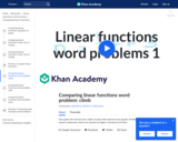 Comparing linear functions applications 1