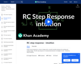 RC step response - intuition