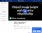 Object Image Height and Distance Relationship