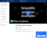 Scientific Notation Examples