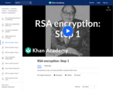 RSA Encryption: step 1