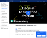 Decimals and Fractions