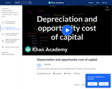 Depreciation and Opportunity Cost of Capital