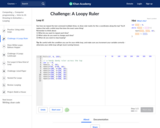 Challenge: A Loopy Ruler