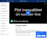 Plotting inequalities on a number line