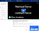 Normal Force and Contact Force