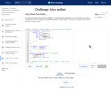 Challenge: Levy walker
