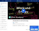 Introduction to work and energy