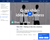 Giles Shih - Making an idea into a business